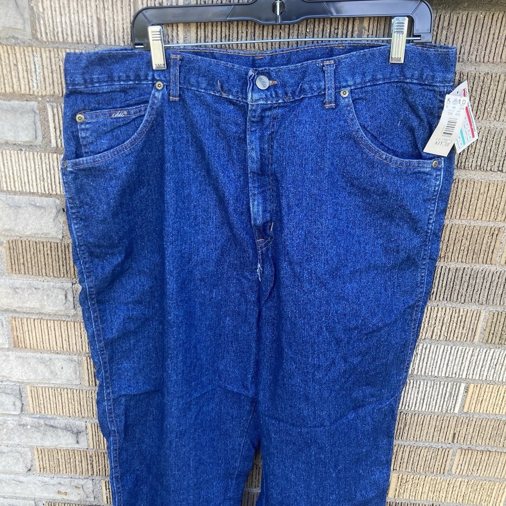 NWT Vtg‎ 80s Stretch Denim Jeans by Chic size 22W (36in Waist) Blue